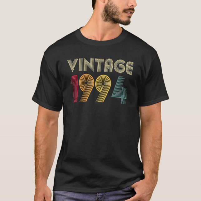 Camiseta Vintage 1994 28th Birthday Retro 28 años (Anverso)