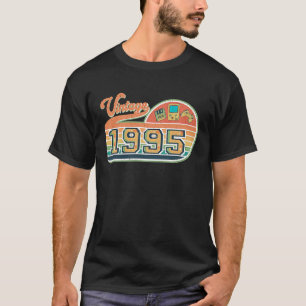 Camiseta Vintage 1995 Cumpleaños de los Hombres Mujeres Ret
