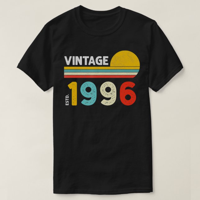Camiseta Vintage 1996 (Diseño del anverso)