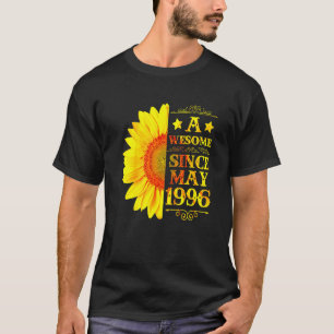 Camiseta Vintage 1996 26 años Mayo 26 Nacimiento Sunshine