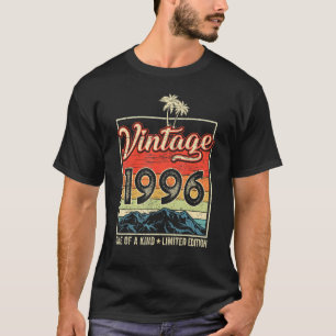 Camiseta Vintage 1996 26 Cumpleaños Uno De Una Clase De 26