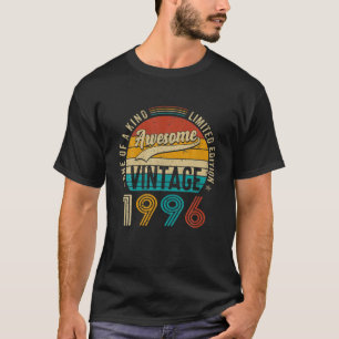 Camiseta Vintage 1996 Bday 26 Años Funny 26º Cumpleaños
