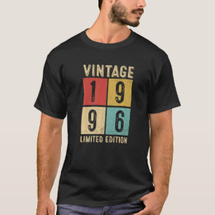 Camiseta Vintage 1996 Hecho En 1996 27º Cumpleaños