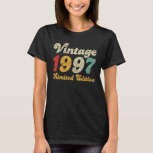 Camiseta Vintage 1997 25 años de edad 25º cumpleaños