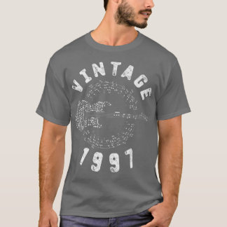 Camiseta Vintage 1997 Birthday Limited Edition Guitar Music