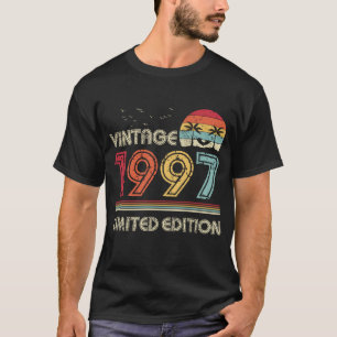 Camiseta Vintage 1997 edición limitada regalo de cumpleaños