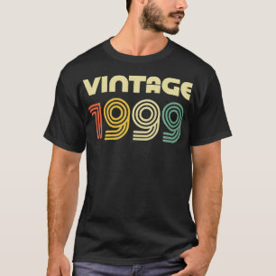 Camiseta Vintage 1999 22nd Birthday Gift