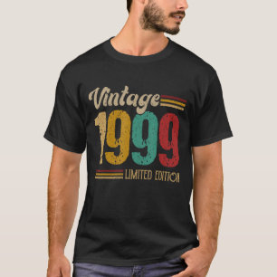 Camiseta Vintage 1999 Mejor 24 años de edad 24º cumpleaños