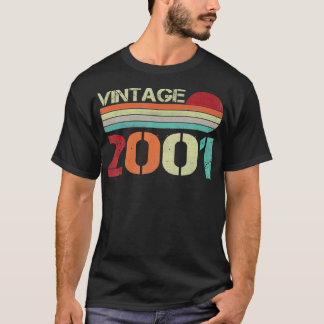 Camiseta Vintage 2001 Hombres y mujeres de 21 años 21ª