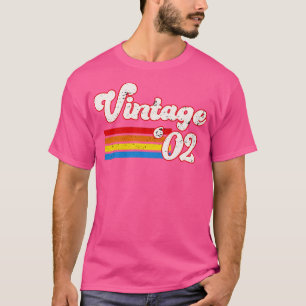 Camiseta Vintage 2002 Birthday Shirt Retro 02 Birthday Shir