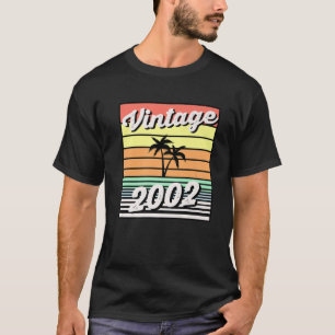 Camiseta Vintage 2002 Limited Edition 20Th Birthday Gift Me