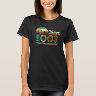 Camiseta Vintage 2003 20th Birthday Men Mujeres 20 años R