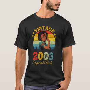 Camiseta Vintage 2003 Hecho En 2003 20º Cumpleaños 20 Año O