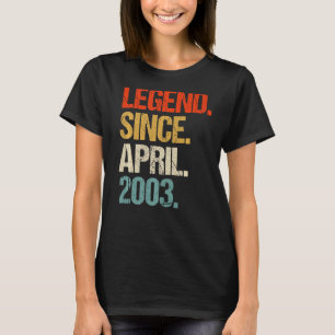 Camiseta vintage 2003 retro de 20 años 1
