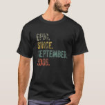Camiseta Vintage 2006 16th Birthday Epic Desde El 20 De Sep<br><div class="desc">Vintage 2006 16th Birthday Epic Desde Septiembre 2006.</div>