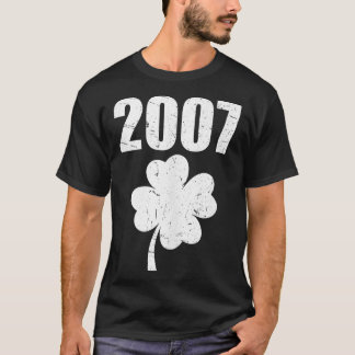 Camiseta Vintage 2007 17th Birthday Saint Patricks Day Sham