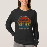 Camiseta Vintage 2007 edición limitada 18th Birthday Retro<br><div class="desc">Vintage 2007 Edición Limitada 18th Birthday Retro de 18 años</div>