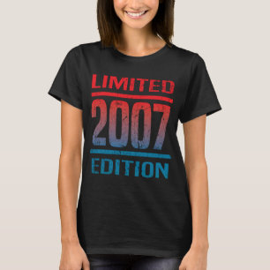 Camiseta Vintage 2007 u2013 2007 Birthday