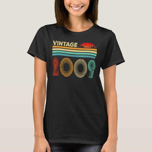 Camiseta Vintage 2009 14 años (Anverso)