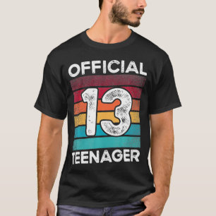 Camiseta Vintage 2009 Adolescente Oficial De 13 Años De Ser