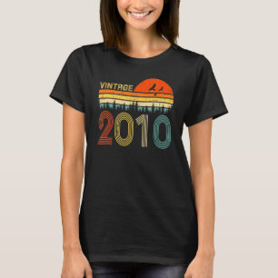 Camiseta Vintage 2010 12th Birthday Men Mujeres de 12 años