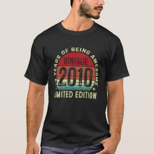 Camiseta Vintage 2010 13 años