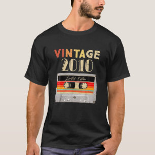 Camiseta Vintage 2010 Limited Edition 12Nd Birthday Retro C