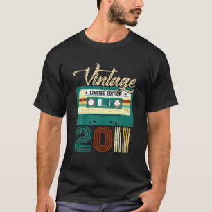Camiseta Vintage 2011 11ª Cinta De Cassette De Cumpleaños P
