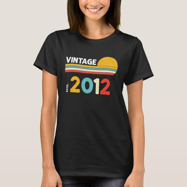Camiseta Vintage 2012 (Anverso)