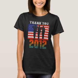 Camiseta Vintage 2012 Bandera estadounidense de 10 años