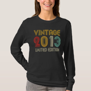 Camiseta Vintage 2013 9 años Noveno cumpleaños
