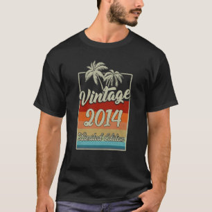 Camiseta Vintage 2014 9 años Noveno cumpleaños