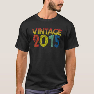 Camiseta Vintage 2015 7º cumpleaños niños niños y Chicas 7 