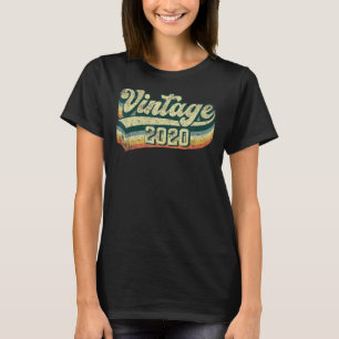 Camiseta Vintage 2020 Hecho En 2020 2º Cumpleaños Retro 2 A