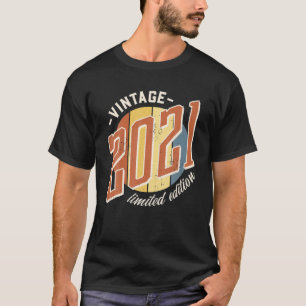 Camiseta Vintage 2021 Birth Year Limited Edition de 1 año d