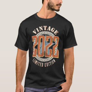 Camiseta Vintage 2022 Birth Year Limited Edition de 1 año