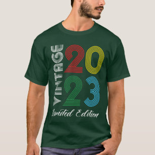 Camiseta Vintage 2023 Cumpleaños Vintage Retro Chica Vintag