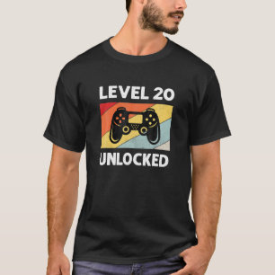 Camiseta Vintage 20 Aniversario Jugador masculino de 20 año