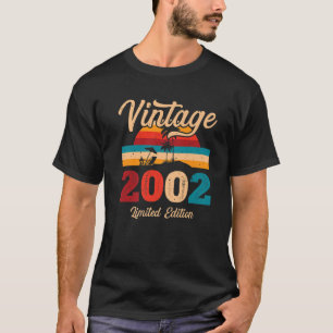 Camiseta Vintage 20Th Birthday T Vintage 2002 20 Years