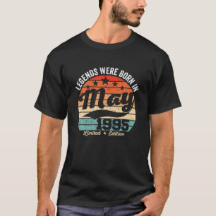 Camiseta Vintage 27Th Birthday Legends Nació En Mayo De 199