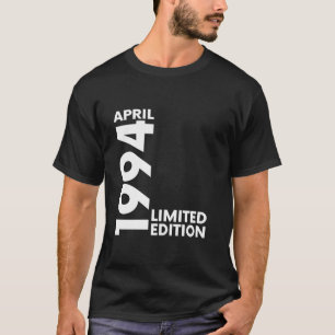 Camiseta Vintage 30 Birthday I Limited Edition abril 1994 L