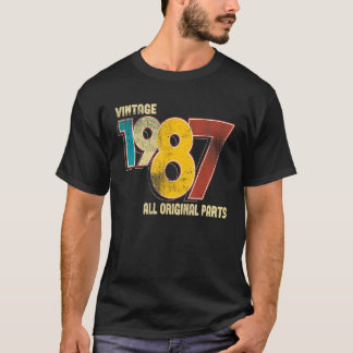 Camiseta Vintage 36 Decoraciones de cumpleaños Hombres 36th