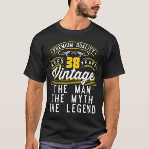 Camiseta Vintage 38 Años Nacimiento La leyenda del mito del
