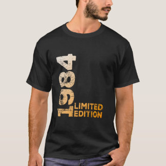 Camiseta Vintage 40 Birthday I Limited Edition 1984 Long Sl