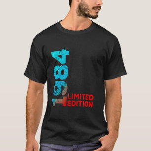 Camiseta Vintage 40 Birthday I Limited Edition 1984 Long Sl