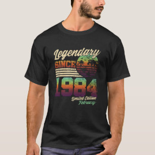 Camiseta Vintage 40 Birthday I Limited Edition febrero 1988