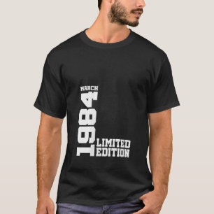 Camiseta Vintage 40 Birthday I Limited Edition Marzo 1984 V