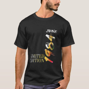 Camiseta Vintage 40 Cumpleaños I Edición Limitada Junio 198