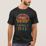 Camiseta Vintage 40Th Birthday Awesome Since April 1982 Lim<br><div class="desc">Vintage 40th Birthday Shirt Awesome Since April 1982 Limited</div>