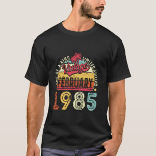 Camiseta Vintage 40th Birthday Gift Vintage Febrero 1985 M